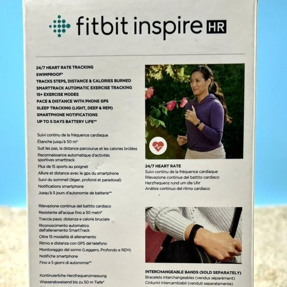 FitBit Inspire HR Fitness Tracker - Lilac